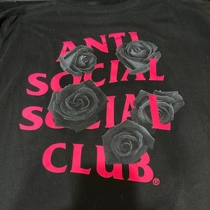 ANTI SOCIAL SOCIAL CLUB ASSC T SHIRT BLACK ROSES